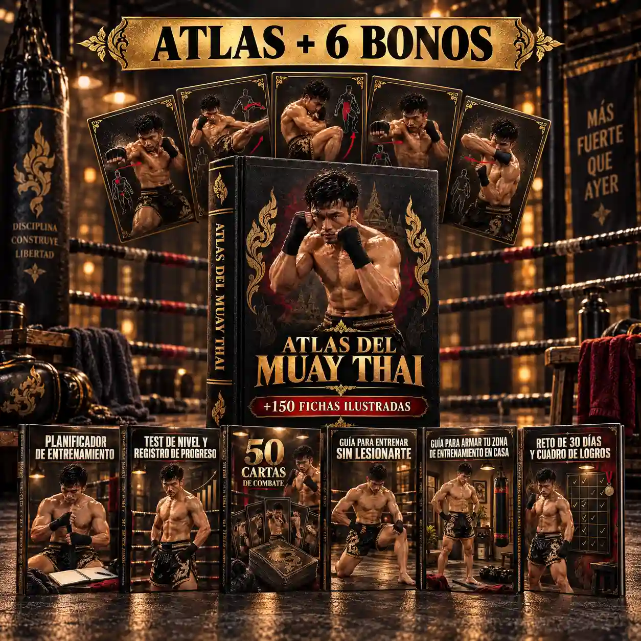 Plan Elite: Atlas del Muay Thai + 6 bonos
